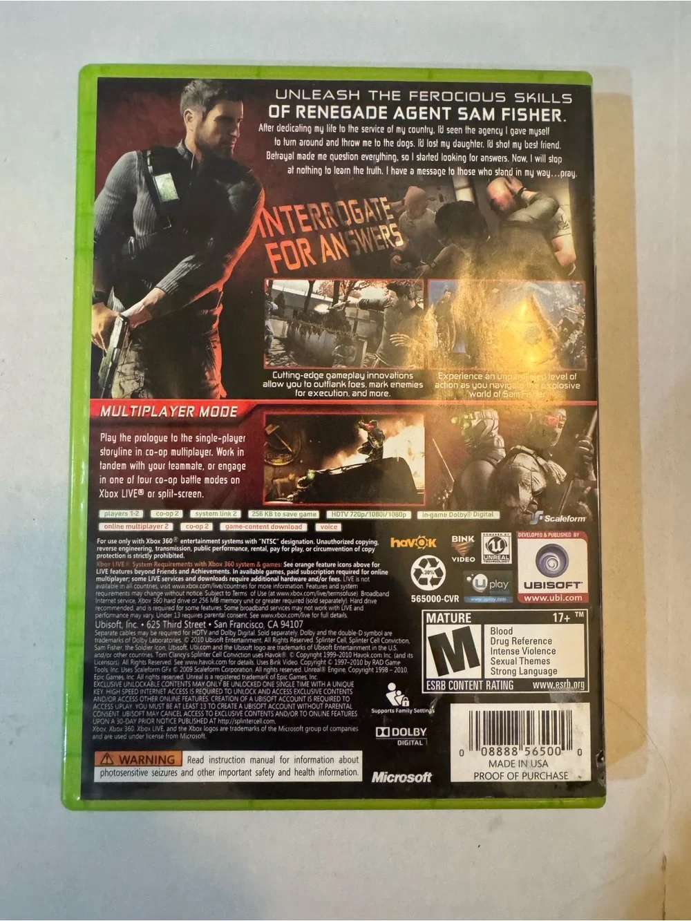 Microsoft splinter cell